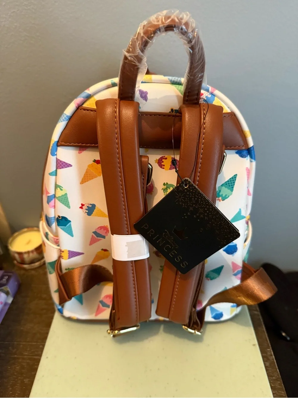 Loungefly princess Ice Cream Waffle Mini Backpack